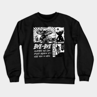 Raian Kure Brutality Ashura Kengan Manga Anime BW Crewneck Sweatshirt